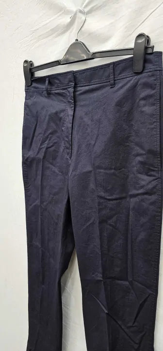 Cos-084900 Beige-12-Navy- Navy -Aciano Chino Cotton Trousers-Navy Size: Eur40