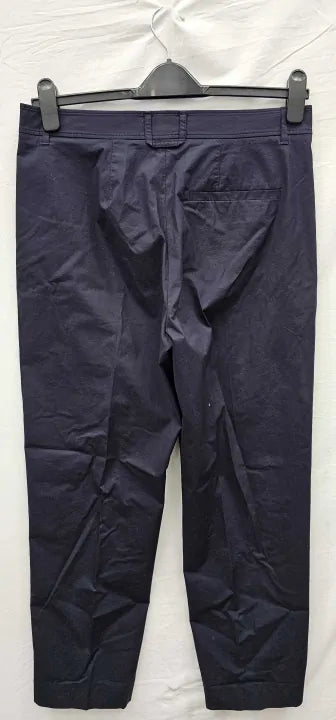 Cos-084900 Beige-12-Navy- Navy -Aciano Chino Cotton Trousers-Navy Size: Eur40