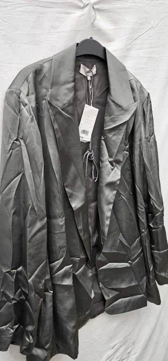 Vince - Grey Drapey Soft Blazer - Grey Size: Uk12