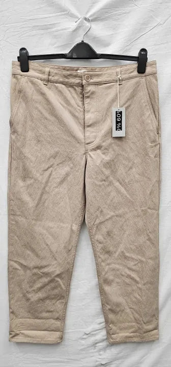 Beige  Trousers Size: Eur44