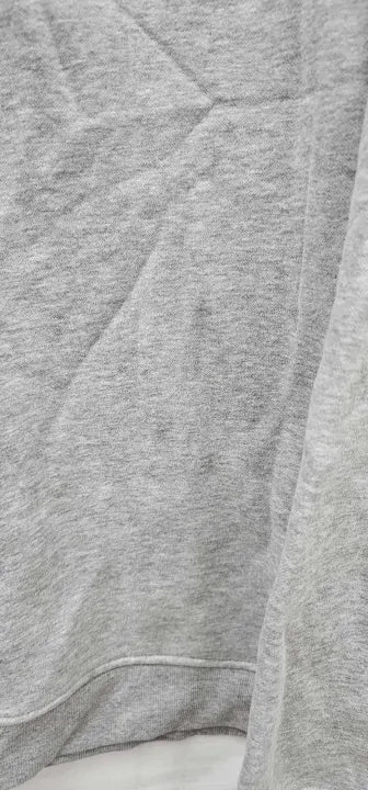 Crew Clothing - Grey 1/2 Zip Solid Sweatshirt - Grey Size: Xl