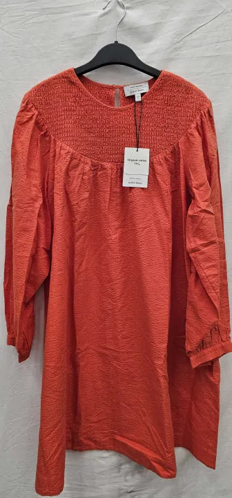 & Other Stories - Orange Structured Mini Dress - Orange Size: Uk12