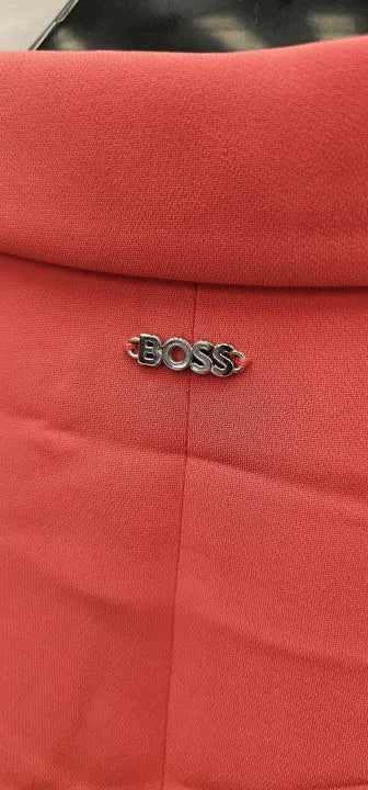 Boss - Pink Jocaluah Single Breasted Blazer - Pink Size: Uk8