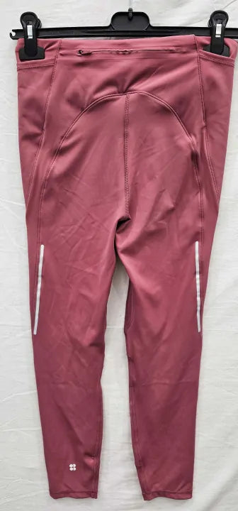Sweaty Betty - Pink Rapid Run 7/8 Leggings - Pink Size: M