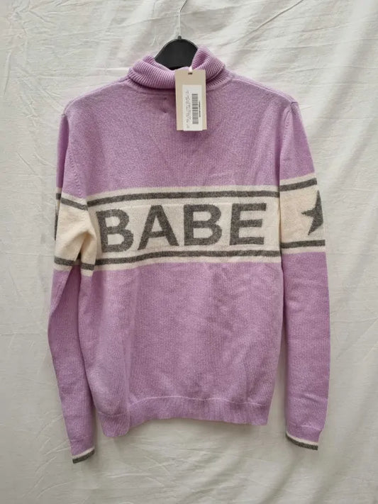 Scott & Scott London Lilac Snow Babe Cashmere Jumper Size: Medium