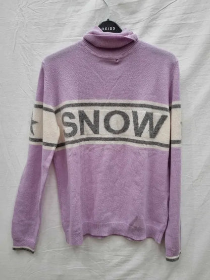 Scott & Scott London Lilac Snow Babe Cashmere Jumper Size: Medium