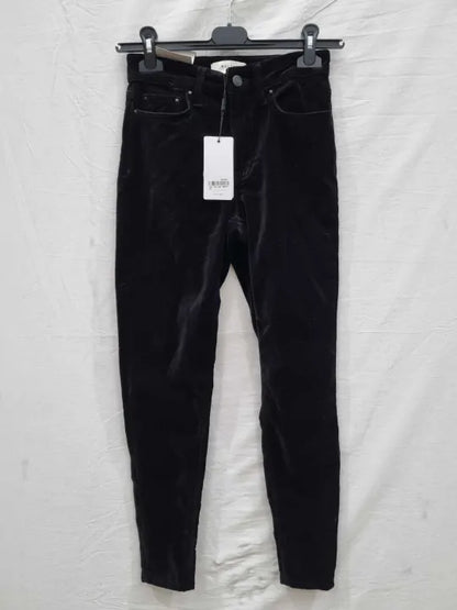 Reiss - Black Lux Skinny Stretch Jeans Size: 27R