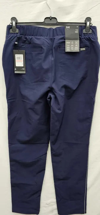 Under Armour-1366359-410-14-Navy-Navy Links 5 Pocket Stretch Golf Trousers-Navy Size: Uk14