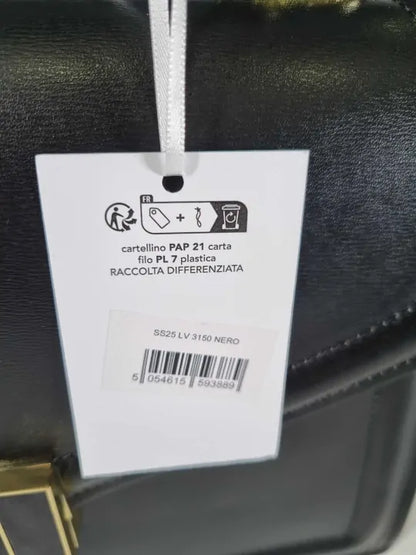 Luisa Vannini - Black Leather Handbag Size: *