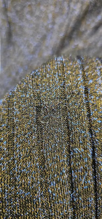 All Saints - Black Patrice 2 In 1 Midi Dress - Black With Sparkle Blue Threads Size: L