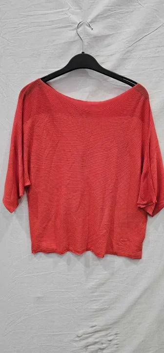 Emporio Armani - Red Knitted Top - Rosso Dolce Size: L