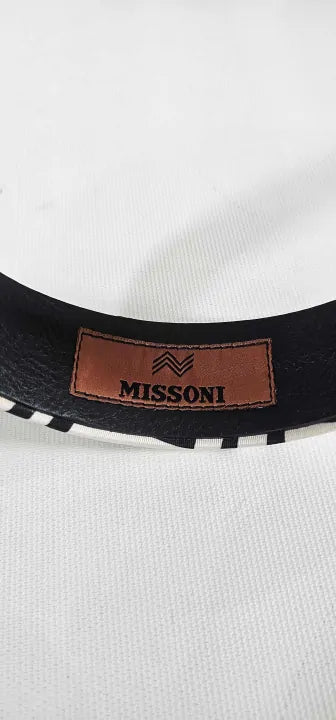 Missoni - Black And White Wide Headband - Multi Size: *