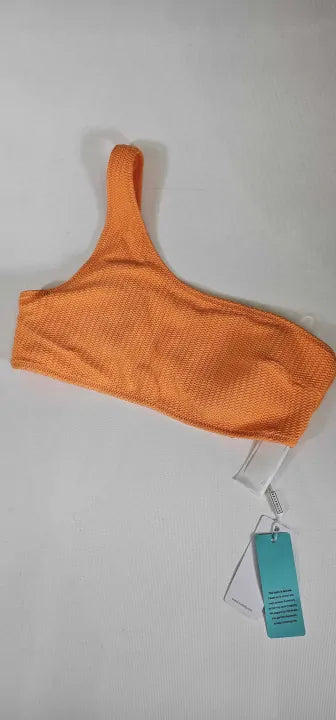 Seafolly - Tango Seadive One Shoulder Top - Orange Size: Uk14