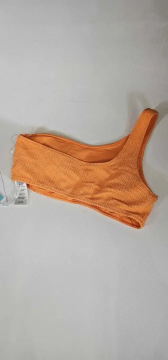 Seafolly - Tango Seadive One Shoulder Top - Orange Size: Uk14