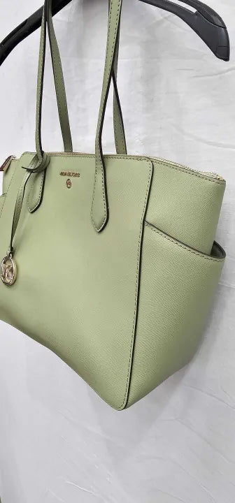Michael Kors-30S2L6At2L37822S-*-Green-Light Sage Marilyn Medium Tote-Green Size: *
