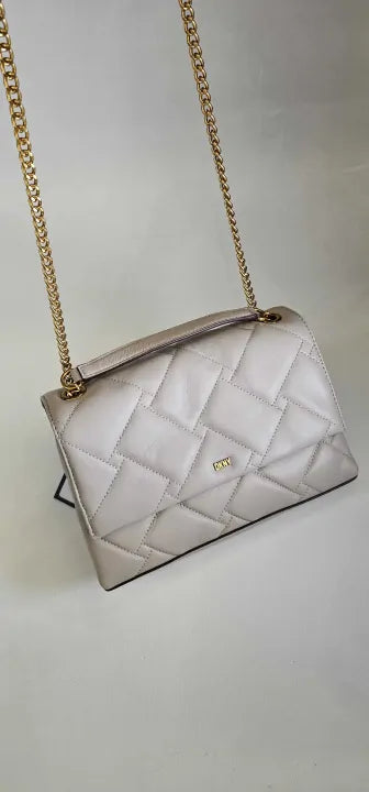 Dkny-R233Bu16 Stn-*-Beige-Stone Willow Shoulder Bag-Beige Size: *