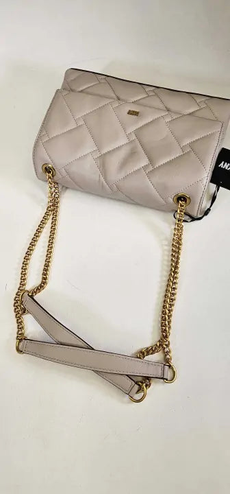 Dkny-R233Bu16 Stn-*-Beige-Stone Willow Shoulder Bag-Beige Size: *