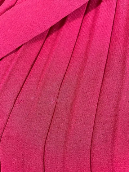 Hobbs London - Burgandy Paulina Pleated Dress Size: Uk 12