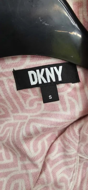 Dkny - Mauve Notch Collar Pyjama Top - Pink Size: S