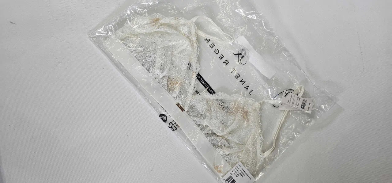 Janet Reger - Thea Curve Triangle Bralette White - White Size: 38C