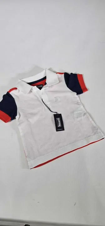 Vilebrequin-Pnt8562H-390-2 Years-White-Polo T-Shirt-White Size: 2Years  deal !!
