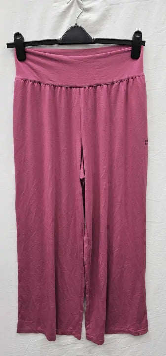 Sweaty Betty - Pink Modal Wide Leg Pant - Pink Size: S
