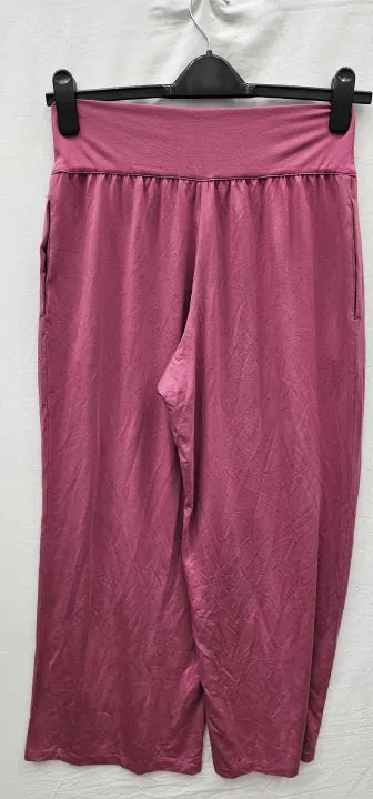 Sweaty Betty - Pink Modal Wide Leg Pant - Pink Size: S