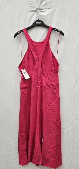 Reiss - Pink Vienna Midi Dress - Pink Size: Uk12