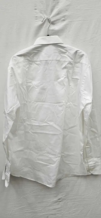 Boss-50490513_100-16-White-White Joe Cotton Shirt-White Size: 41/L/16