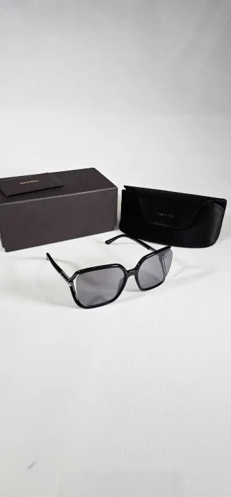 Tom Ford - Black Shiny Tom Ford Solange Sunglasses 60Mm - Size: *