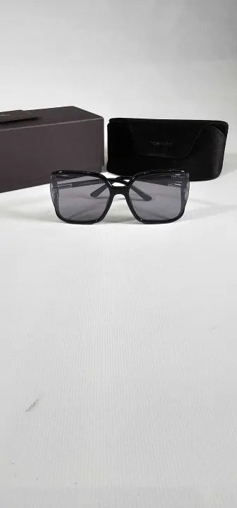 Tom Ford - Black Shiny Tom Ford Solange Sunglasses 60Mm - Size: *