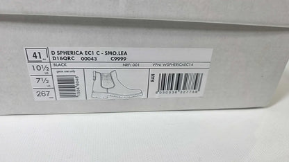Geox - Women's Black Leather Spherica Ankle Boot Size: Uk 7.5