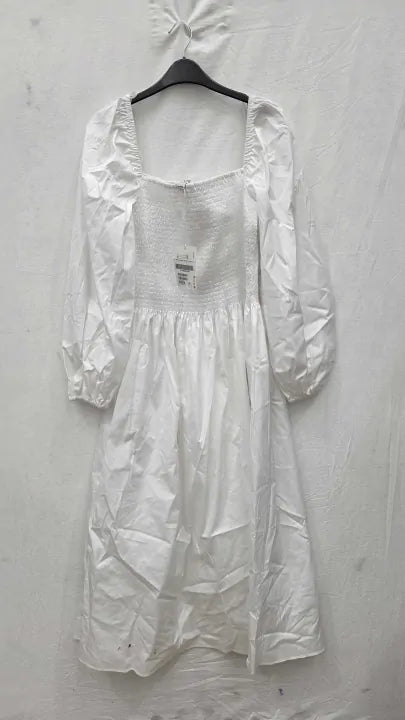 Cos - White Dacia Smock Dress Size: Uk 14