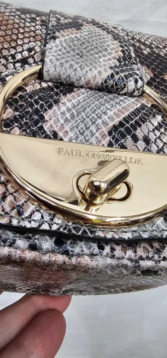Paul Costelloe-pc6936ax Art538-*-multi-multi Art538 Dianella Split Python Crossbody-multi Size: *