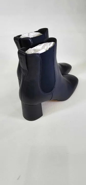 Hobbs London - Navy Imogen Leather Chelsea Boots - Navy Size: Uk6