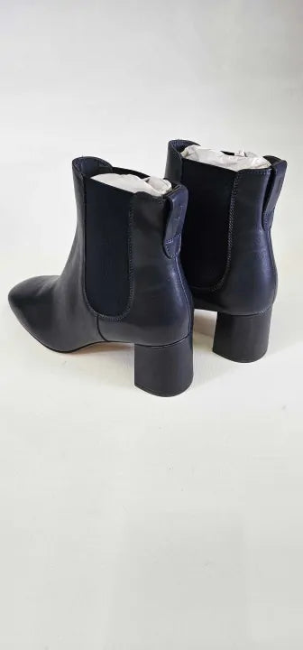 Hobbs London - Navy Imogen Leather Chelsea Boots - Navy Size: Uk6