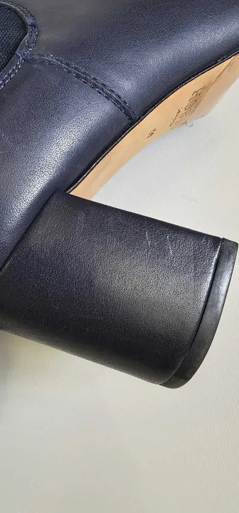 Hobbs London - Navy Imogen Leather Chelsea Boots - Navy Size: Uk6