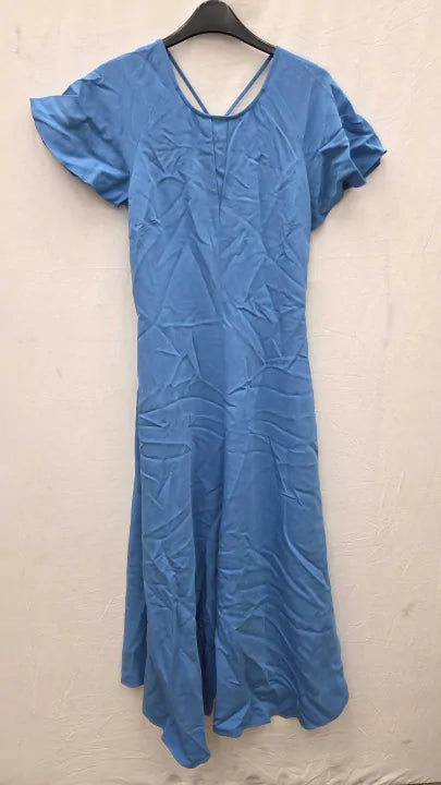 Reiss Eleni Cap Sleeve Maxi Dress Size: Uk 10
