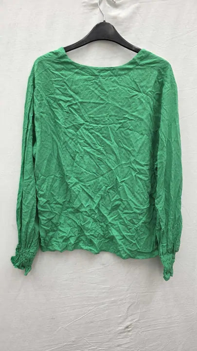 Ro&zo Women's Green Blouse Size: Uk 12