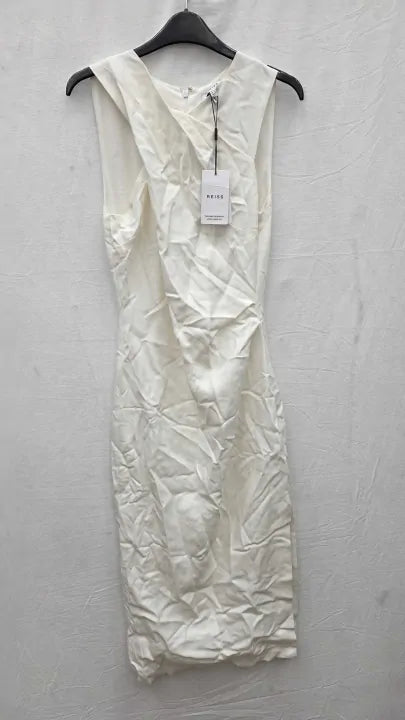 Reiss Alex Ruched Bodycon Dress Size: Uk8