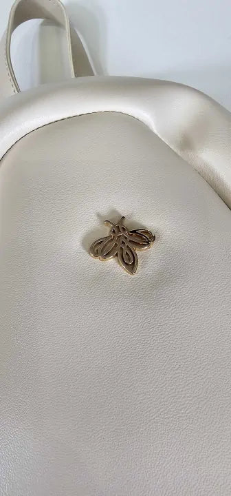 Lucky Bees - Cream Backpack - Cream Size: *