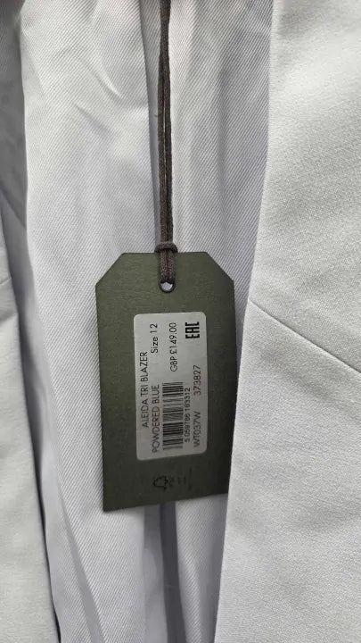 Allsaints Aleida Tri Jersey Blazer Size: Uk 12