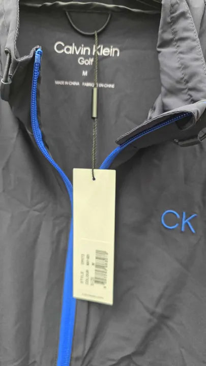 Calvin Klein Golf - Navy Calvin Klein Lightweight Jacket Size: Medium