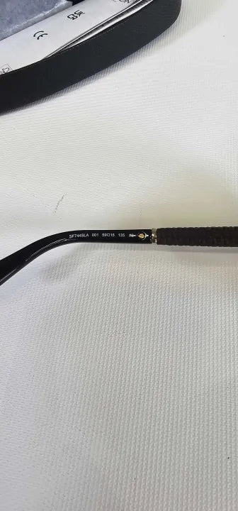 Salvatore Ferragamo Grey Gradient Round Ladies Sunglasses Sf744sla 001 59 Size: 59