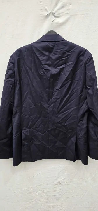 Boss - Dark Blue Johnstons Wool Suit Jacket - Blue Size: 38