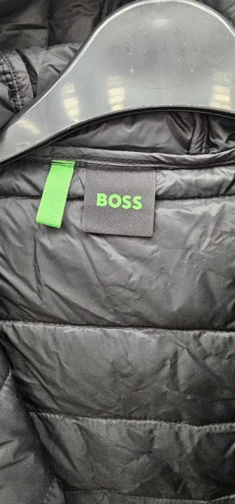 Boss-50472472_001-xl-black-black Thor Quilted Coat-black Size: Xl