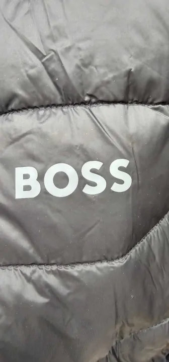 Boss-50472472_001-xl-black-black Thor Quilted Coat-black Size: Xl