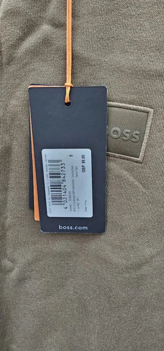 Boss-50468443_308-s-green-khaki Westart Cotton Sweatshirt-green Size: S