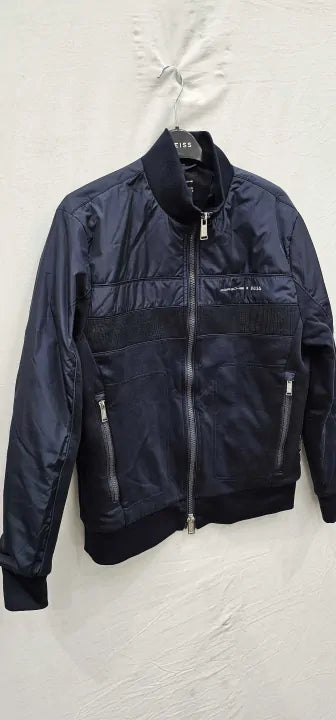 Boss-50486249_404-s-blue-dark Blue Shepard Cotton Blend Jacket-blue Size: S