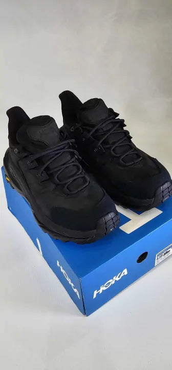 Hoka - Women's Black Kaha 2 Low Gore-tex Trainers - Black Size: Uk7